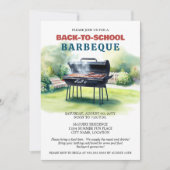 Zomer Terug naar School BBQ Party Kaart (Voorkant)