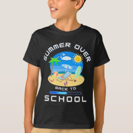 Zomer terug naar school t-shirt