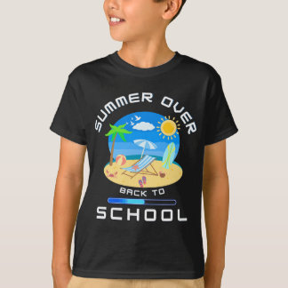 Zomer terug naar school t-shirt