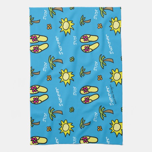 zomer theedoek (Verticaal)