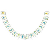 Zomer Thema Kids Verjaardagsfeestje bunting banner (Alle)