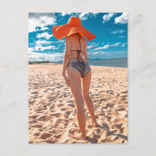 Zomer-tijd-Beach-foto-Briefkaart Briefkaart