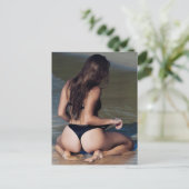 Zomer-tijd-Beach-foto-Briefkaart Briefkaart (Staand voorkant)