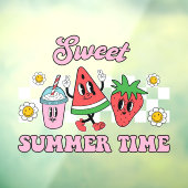 Zomer Tijd Raamsticker (Vel 3)