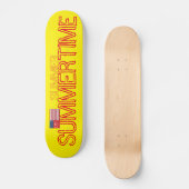 ZOMER TIJD Skateboard (Voorkant)