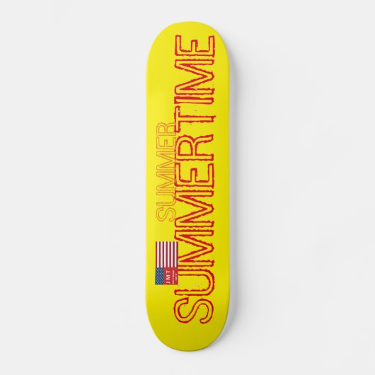 ZOMER TIJD Skateboard (Voorkant)