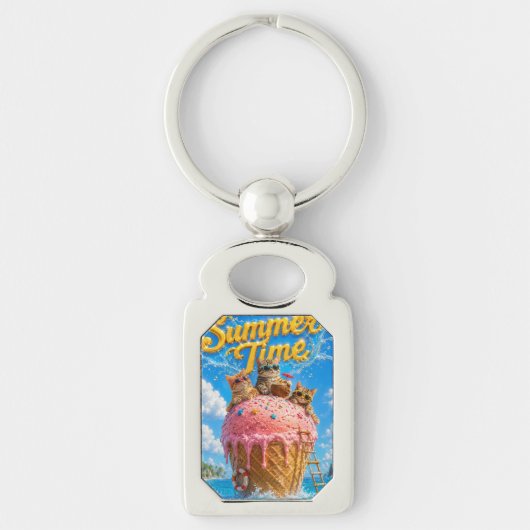 Zomer tijd sleutelhanger (Voorkant)