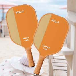 Zomer tijd strand tijd outdoor games genoemd pickleball paddle