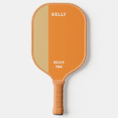 Zomer tijd strand tijd outdoor games genoemd pickleball paddle (Achterkant)