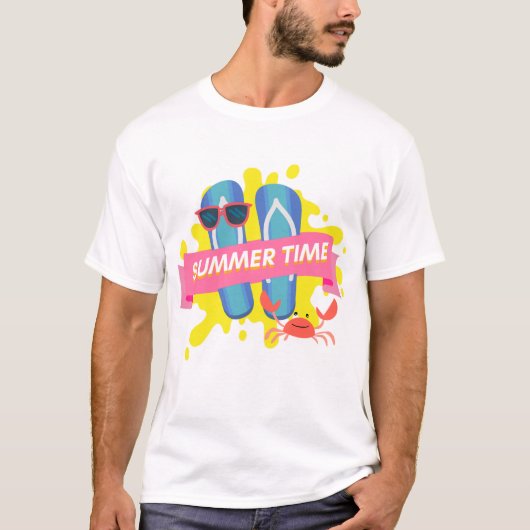 ZOMER TIJD T-SHIRT (Voorkant)