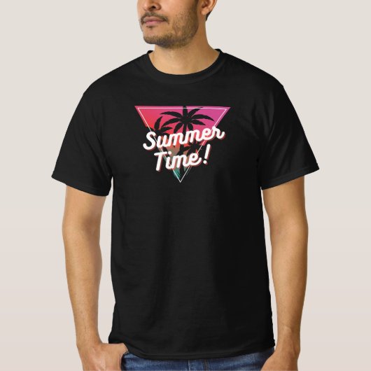 zomer tijd t-shirt (Voorkant)