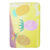 Zomer Tiki Ananas Luau Badmat (Voorkant Verticaal)