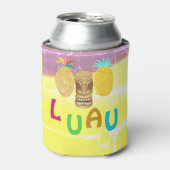 Zomer Tiki Ananas Luau Blikjeskoeler (Blikje Voorkant)