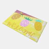 Zomer Tiki Ananas Luau Deurmat (Schuin)
