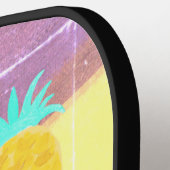 Zomer Tiki Ananas Luau Pickleball Paddle (Links Detail)