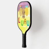 Zomer Tiki Ananas Luau Pickleball Paddle (Links)