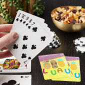 Zomer Tiki Ananas Luau Pokerkaarten (Insitu)