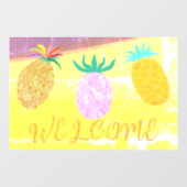Zomer Tiki Ananas Luau Raamsticker (Vel)