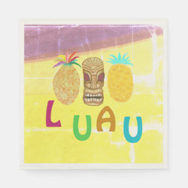 Zomer Tiki Ananas Luau Servet