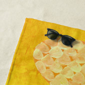 Zomer Tiki Ananas Luau Strandlaken (In situ)