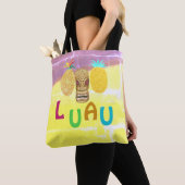 Zomer Tiki Ananas Luau Tote Bag (Dichtbij)