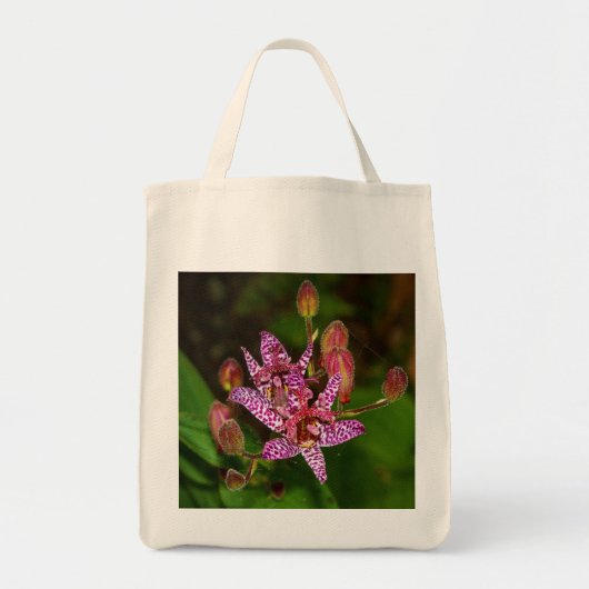 Zomer Toad Lily Boodschappentas Tote Bag (Voorkant)