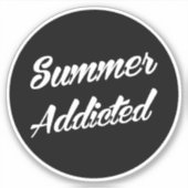 Zomer toegewezen sticker (Voorkant)
