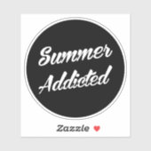 Zomer toegewezen sticker (Vel)