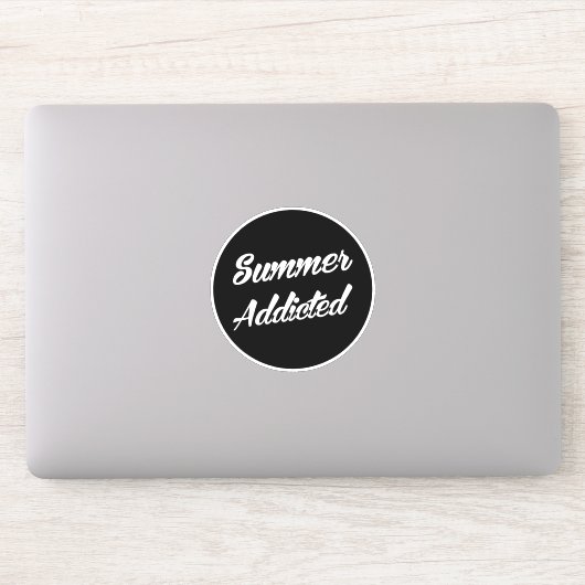 Zomer toegewezen sticker (Computer)