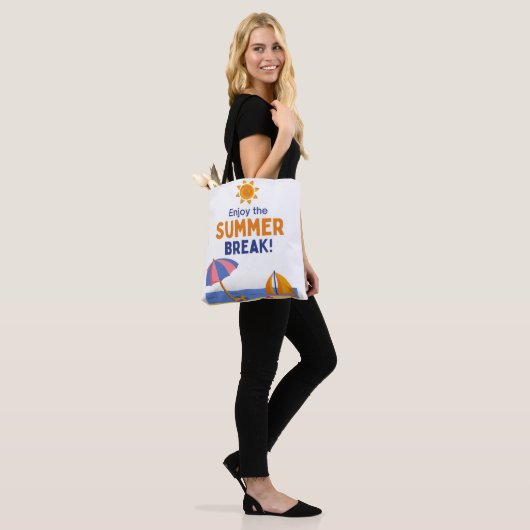 zomer tote bag (Op model)