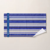 Zomer Trendy Navy Blue Boat Stripes Collectie Bad Handdoek (Handdoek)