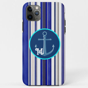 Zomer Trendy Navy Blue Boat Stripes Collectie Case-Mate iPhone Case