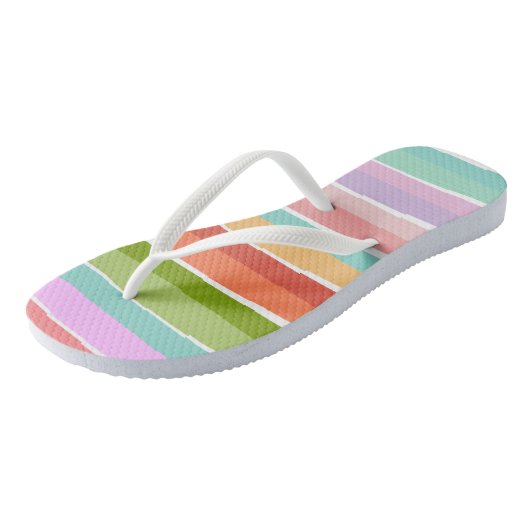 Zomer trillende streep kinder teenslippers (Schuin)