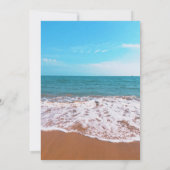 Zomer Tropical Beach Party Volwassen Verjaardag Kaart (Achterkant)