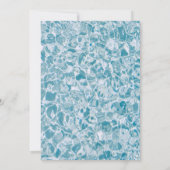 Zomer Tropical Cocktail Volwassenen Zwembad Feest  Kaart (Achterkant)