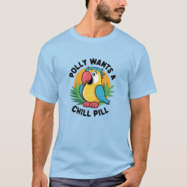 Zomer Tropical Parrot Design T-shirt