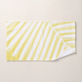 Zomer tropisch blad monochromatische print bad handdoek (Handdoek)