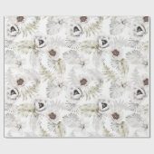 Zomer Tropisch Bloemmotief  Cadeaupapier (Vlak)