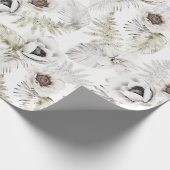 Zomer Tropisch Bloemmotief  Cadeaupapier (Hoek)