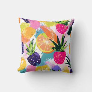 Zomer Tropisch Fruit Fiesta Kussen