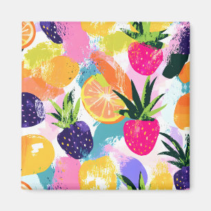 Zomer Tropisch Fruit Fiesta Magneet