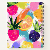 Zomer Tropisch Fruit Fiesta Notitieboek (Achterkant)