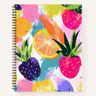 Zomer Tropisch Fruit Fiesta Notitieboek