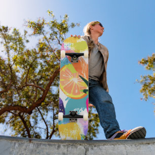 Zomer Tropisch Fruit Fiesta Persoonlijk Skateboard