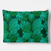 Zomer Tropisch Groen Blad Monogram Etui (Achterkant)
