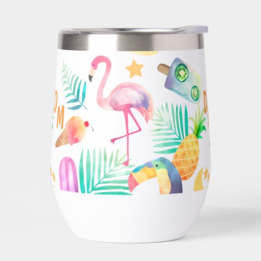 Zomer Tropisch Plezier Patroon (Links)