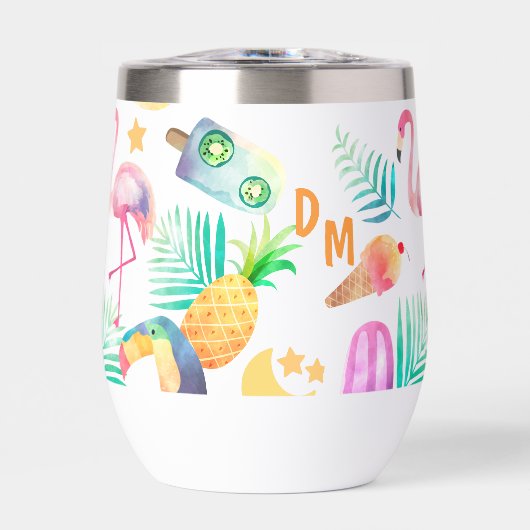 Zomer Tropisch Plezier Patroon (Voorkant)