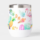 Zomer Tropisch Plezier Patroon (Achterkant)