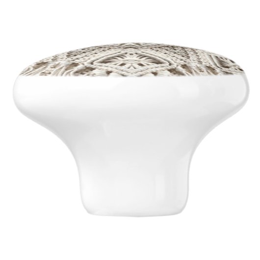 Zomer tropisch strand boho chique tribal macrame keramische knop