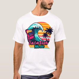 Zomer / Tropisch / Vakantiemodus / Retro T-shirt